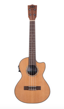 Load image into Gallery viewer, Kala KA-SCAC-T-CE Solid Cedar Top with Acacia, cutaway and pickup

