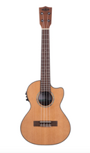 Load image into Gallery viewer, Kala KA-SCAC-T-CE Solid Cedar Top with Acacia, cutaway and pickup