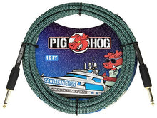 Load image into Gallery viewer, Pig Hog 10' Woven Instrument Cable