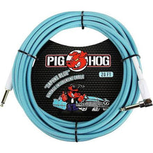Load image into Gallery viewer, Pig Hog PCH -20 - 20' Woven Guitar Cable with Right Angle Connector - Vintage Series