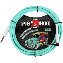 Load image into Gallery viewer, Pig Hog PCH -20 - 20' Woven Guitar Cable with Right Angle Connector - Vintage Series