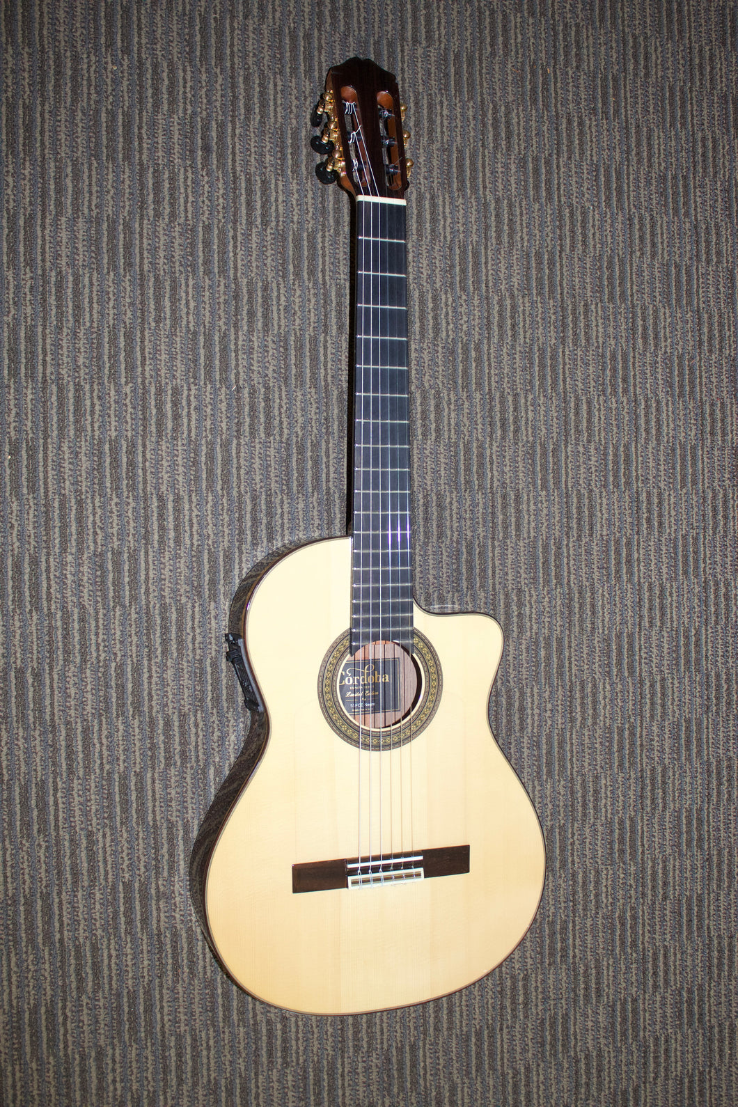 Cordoba 55FCE Negra Limited Edition Flamenco Guitar w pickup