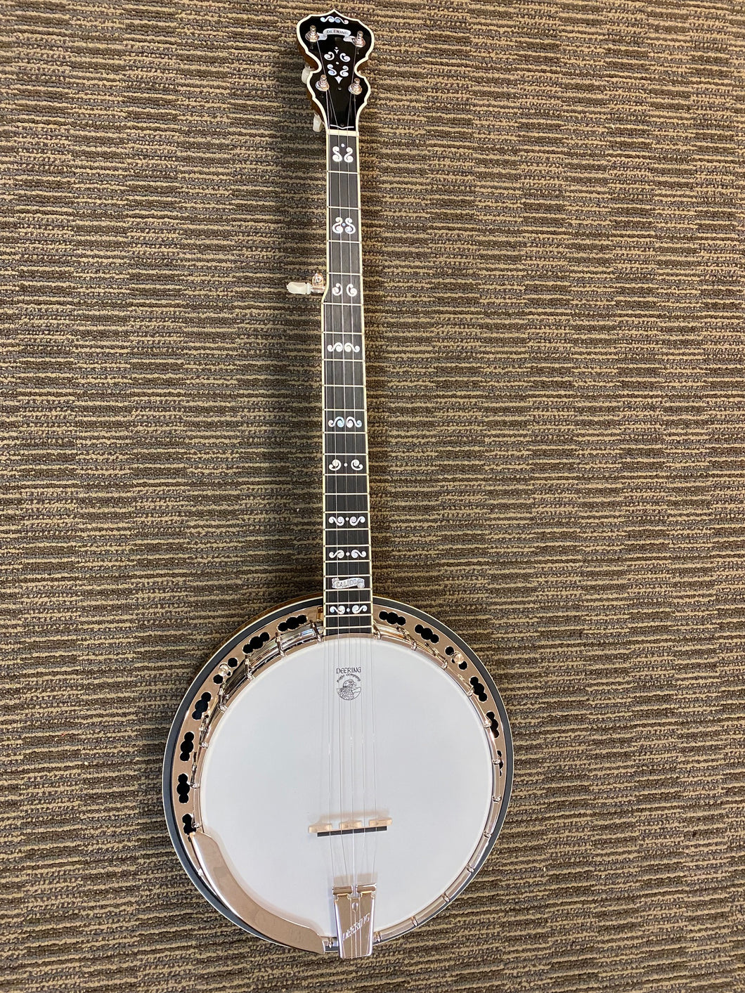 Deering Calico 5 string resonator Banjo