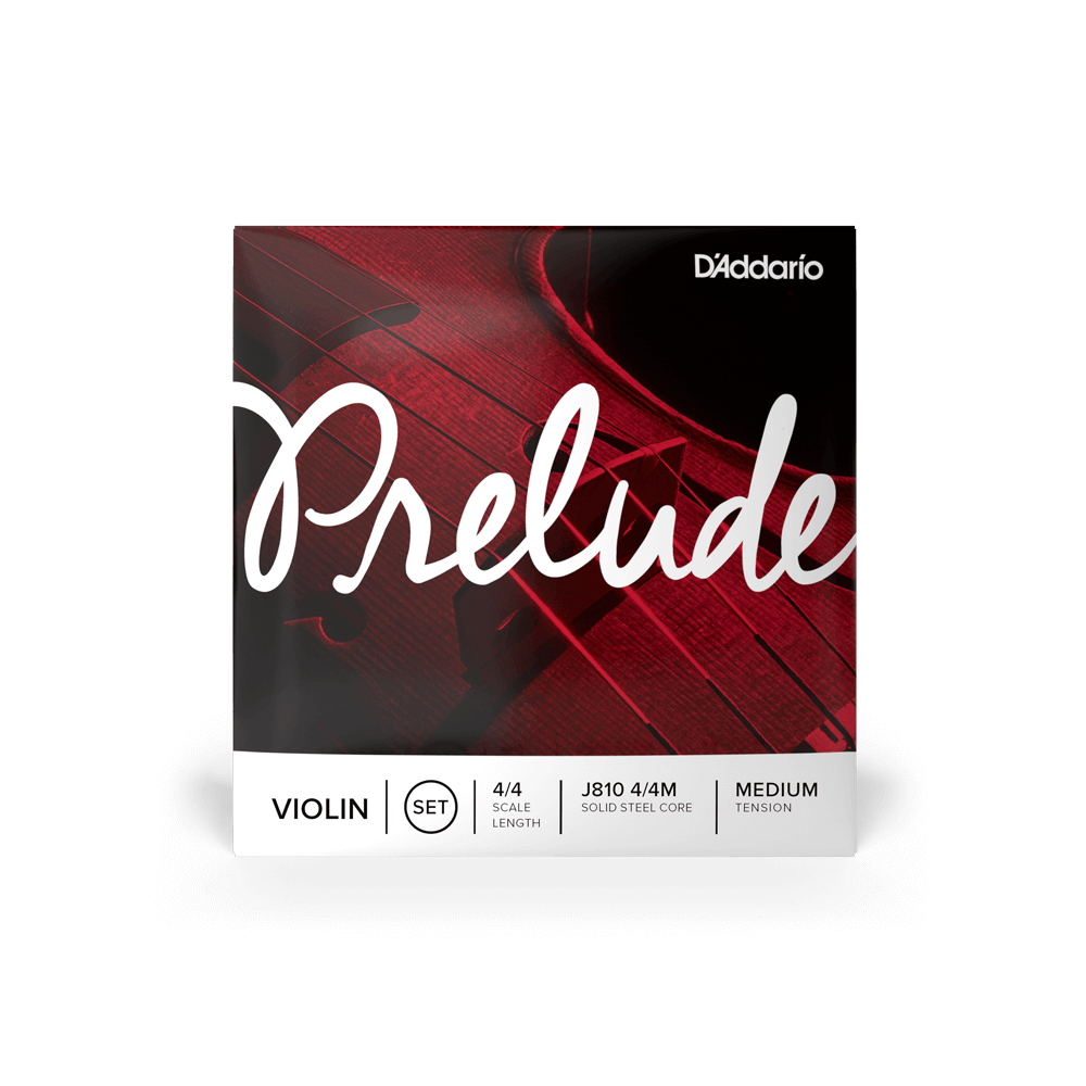 Prelude violin strings by D'Addario