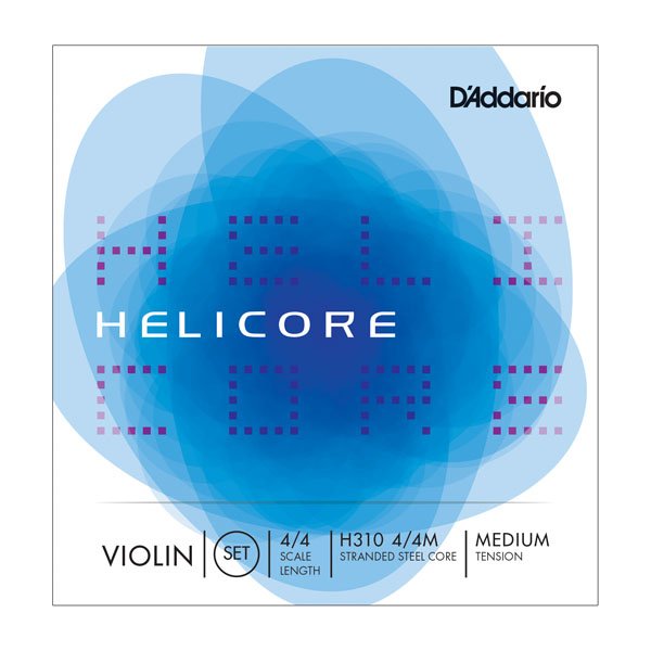 Helicore H-310 Violin Strings by D'Addario 4/4 Size - Medium Tension - Jakes Main Street Music