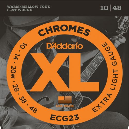 D'Addario ECG23 Chromes Extra Light Electric Guitar Strings - Jakes Main Street Music