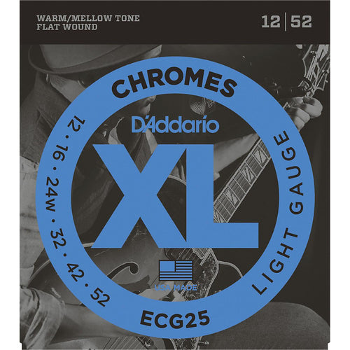 D'Addario ECG25 Chromes Light Electric Guitar Strings - Jakes Main Street Music