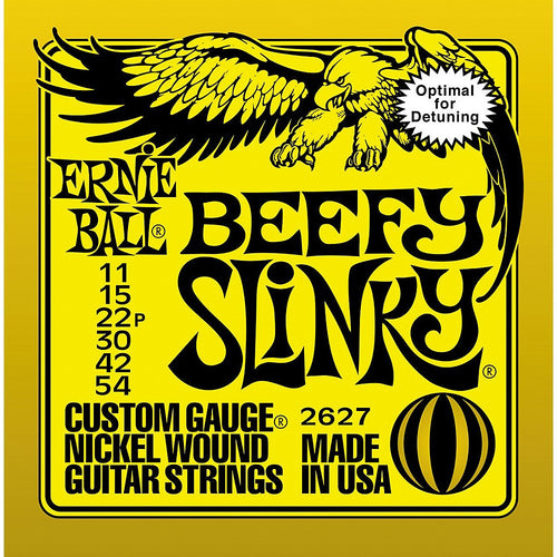Ernie Ball 2627 Nickel Beefy Slinky Electric Guitar Strings - Jakes Main Street Music