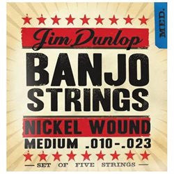 Dunlop DJN1023 Nickel Medium Banjo Strings - Jakes Main Street Music