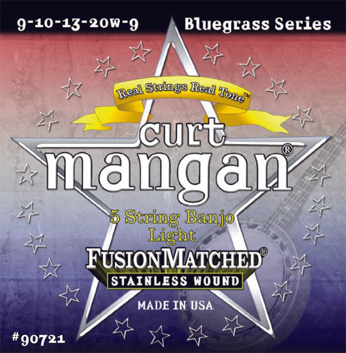 Curt Mangan #90721 5-String Banjo Strings - Light - Jakes Main Street Music