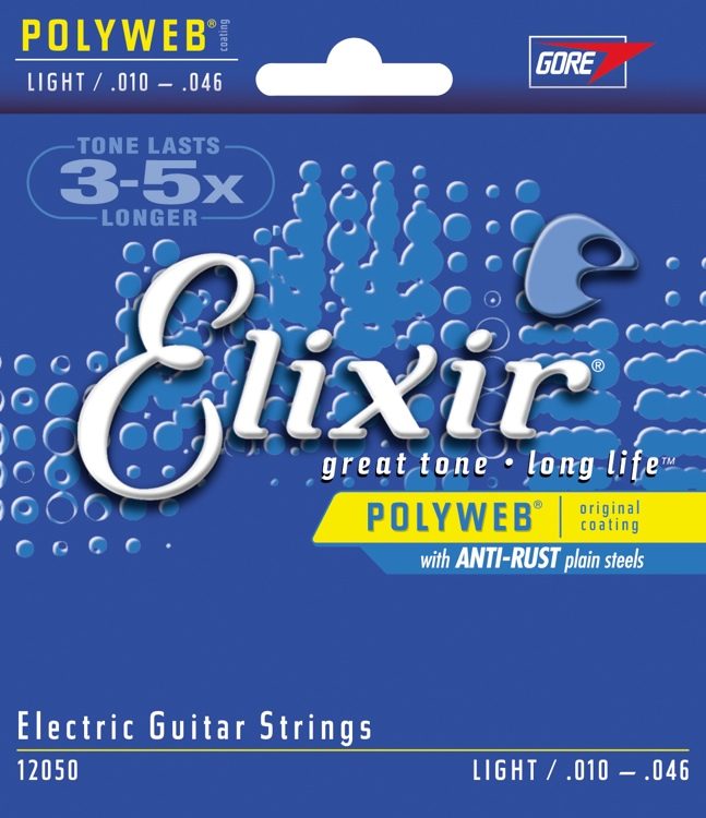 Elixir Polyweb Electric Guitar Strings - Light 12050 - Jakes Main Street Music