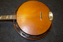 Load image into Gallery viewer, Paramount &quot;Tenor Harp&quot; Wooden Top Tenor Banjo c. 1925 - Jakes Main Street Music
