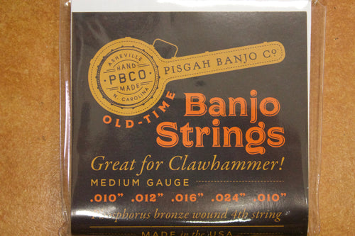 Pisgah Clawhammer Banjo Strings .10 to .24 - Jakes Main Street Music