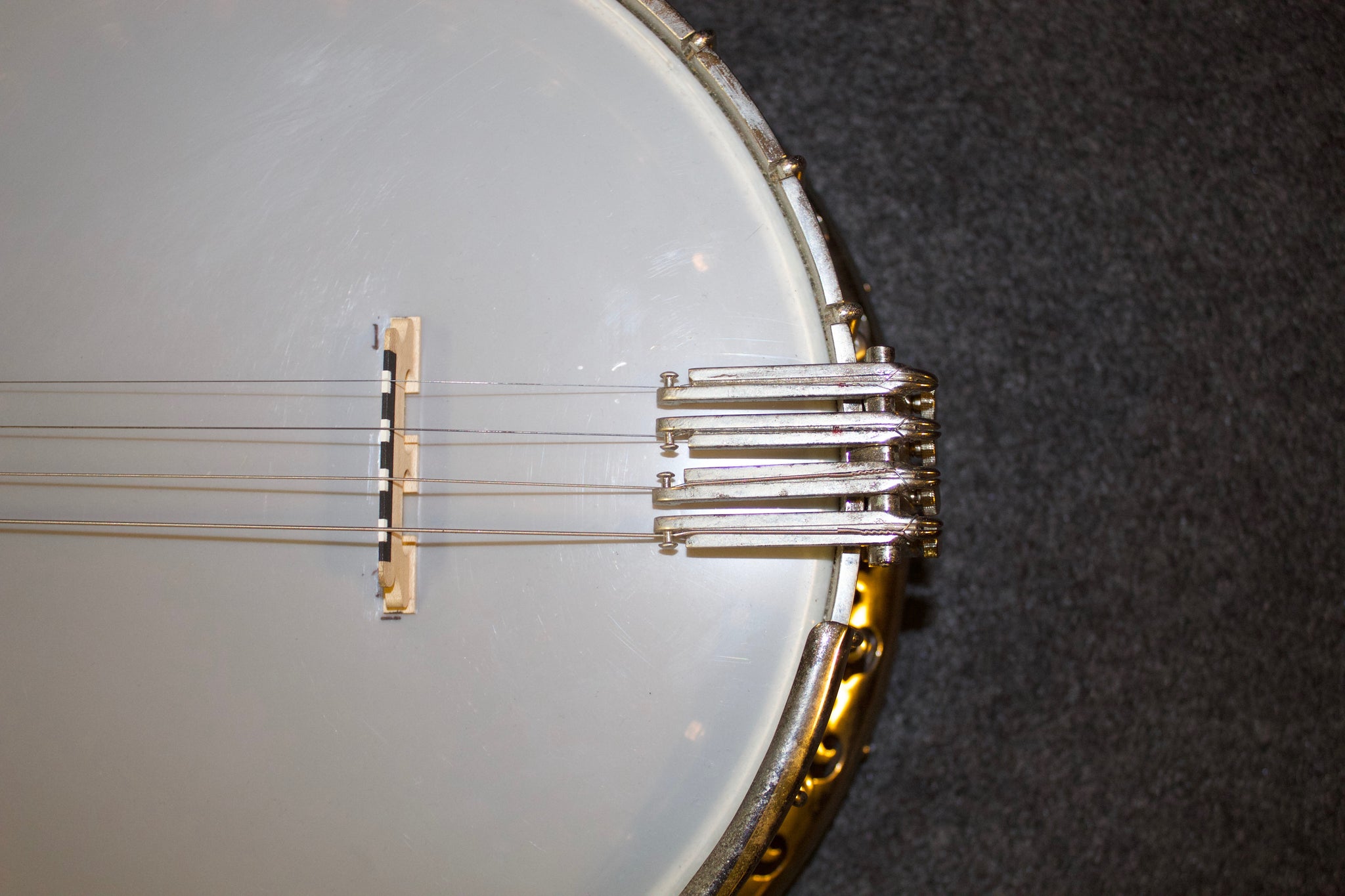 1923年製 B&D Silver Bell No.1 テナー バンジョー B & D Silver Bell No. 1 Tenor Banjo (1927) – Jakes Main