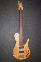 Load image into Gallery viewer, Fodera Matt Garrison model quilted Maple 5 string bass
