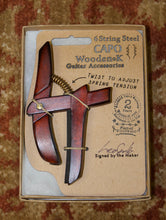 Load image into Gallery viewer, Wooden K Hand-Made Wooden Capo
