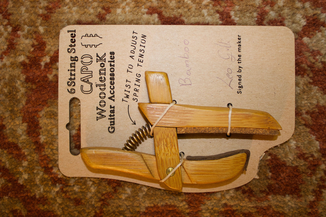 Wooden K Hand-Made Wooden Capo