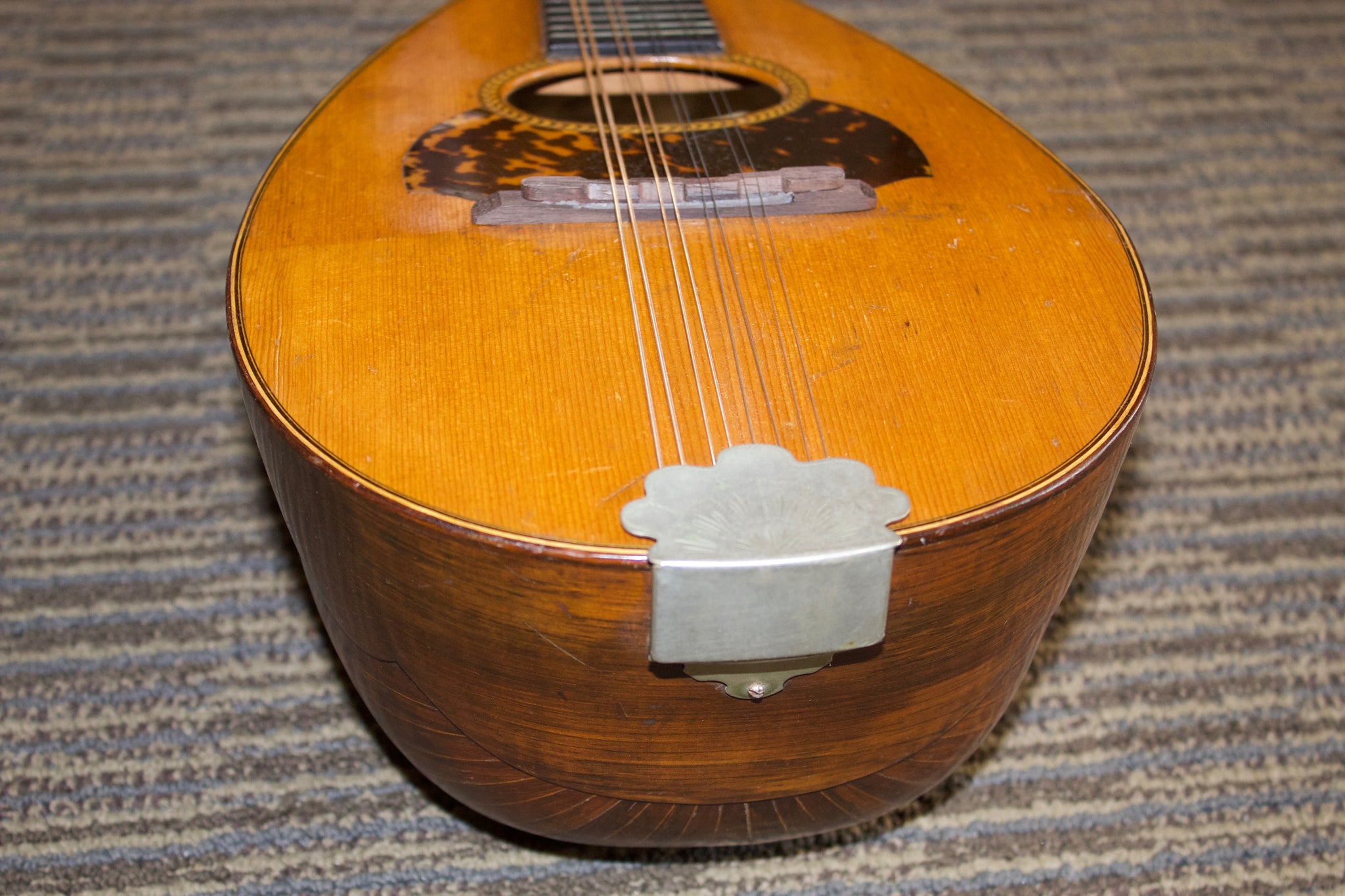 Vintage Mandolin Miniature Wooden Mandolin Miniature Musical