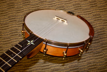 Load image into Gallery viewer, Ome Minstrel open-back Banjo 12&quot; Cherry w/ armrest
