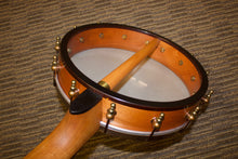 Load image into Gallery viewer, Ome Minstrel open-back Banjo 12&quot; Cherry w/ armrest
