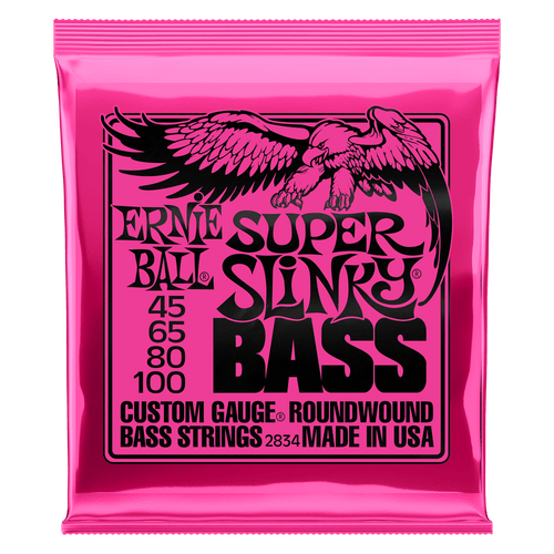 Ernie Ball 2834 Super Slinky Bass Strings 45-100 - Jakes Main Street Music