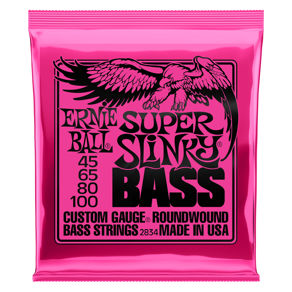 Ernie Ball 2834 Super Slinky Bass Strings 45-100 - Jakes Main Street Music