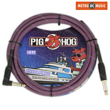 Load image into Gallery viewer, Pig Hog PCH10 Woven 10&#39; Cable w/ right angle connector
