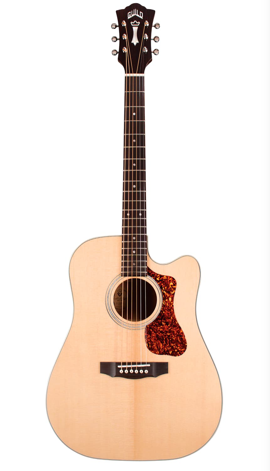 Guild D-140CE Dreadnaught Cutaway Acoustic/Electric Guitar - All Solid Wood!
