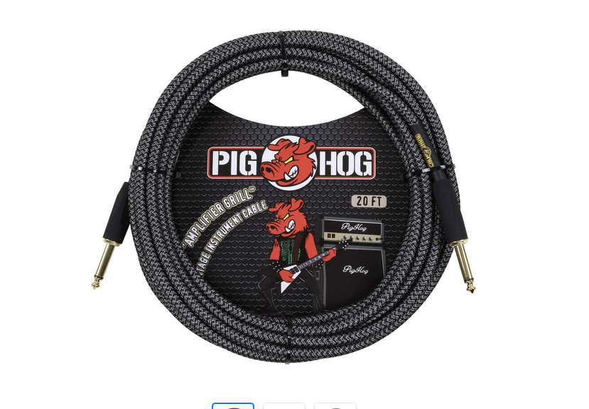 Pig Hog PCH-20 Series Woven 1/4