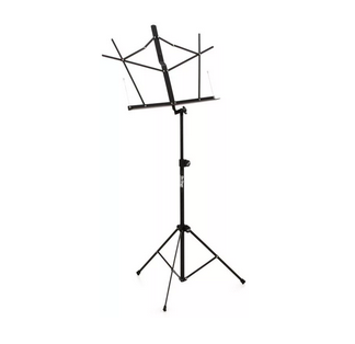 On Stage Classic Foldable Sheet Music Stand with Bag - Black SM7122B