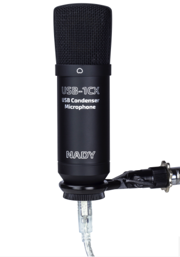NADY Condenser Mic with USB Interface USB-1CX - Jakes Main Street Music