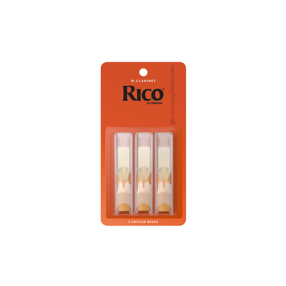 Rico Bb Clarinet Reeds 3-Pack