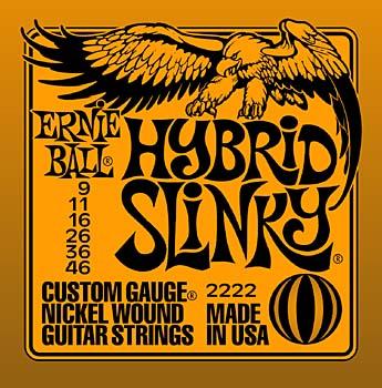 Ernie Ball 222 Hybrid Slinky Electric Guitar Strings - Jakes Main Street Music