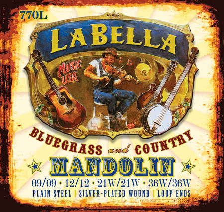 LaBella 770L Light Mandolin Strings .09 - .36 - Jakes Main Street Music