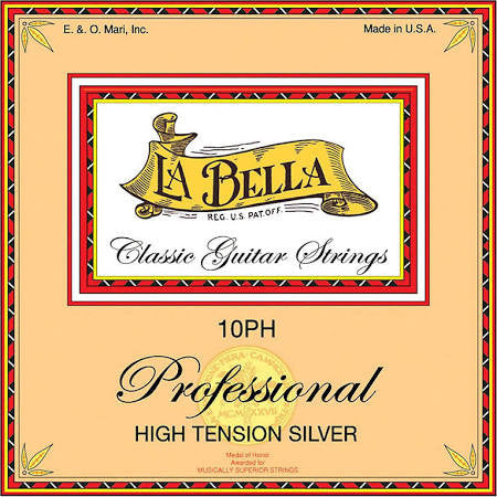 LaBella 10PH High Tension Silver Nylon Classical Guitar Strings - Jakes Main Street Music
