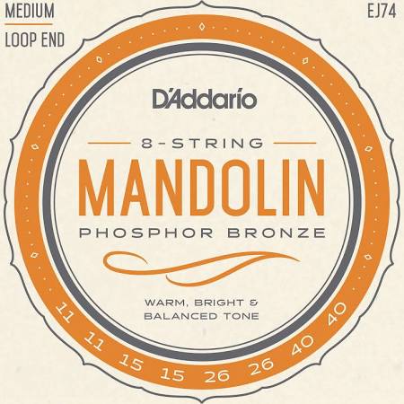 D'Addario EJ74 Medium Gauge Mandolin Strings - Jakes Main Street Music