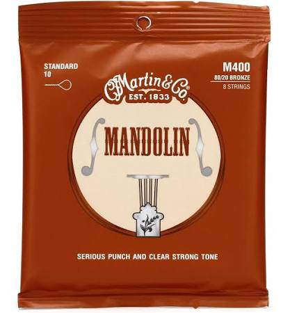 Martin M400 Mandolin Strings Standard Gauge 10-34 - Jakes Main Street Music