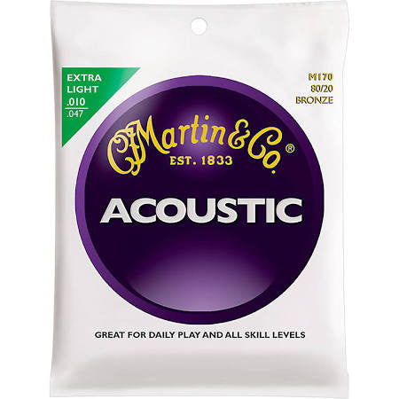 Martin M170 80/20 Bronze Acoustic Strings - Extra Light - Jakes Main Street Music
